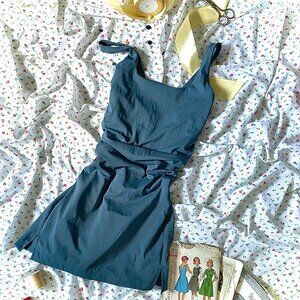 Old Navy PowerSoft Square-Neck Athletic Dress